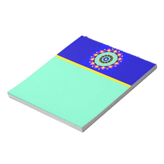 Mandala:decoratieve laptop notitieblok (Linkerzijde)