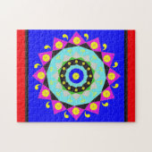 Mandala:Decoratieve puzzle Legpuzzel (Horizontaal)