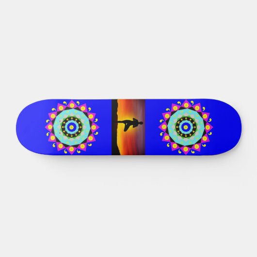 Mandala:Decoratieve skateboard (Horizontaal)