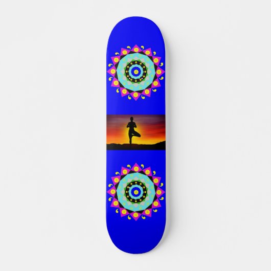 Mandala:Decoratieve skateboard (Voorkant)