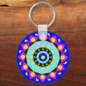 Mandala:Decoratieve Sleutelhanger (Voorkant)