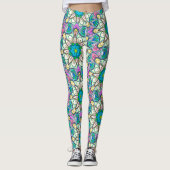 Mandala Design, Bloemkracht! Leggings (Voorkant)