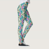 Mandala Design, Bloemkracht! Leggings (Rechts)