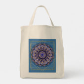 Mandala Design Canvas tas (Achterkant)