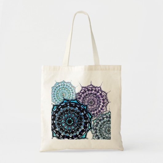 Mandala Design Canvas tas (Voorkant)