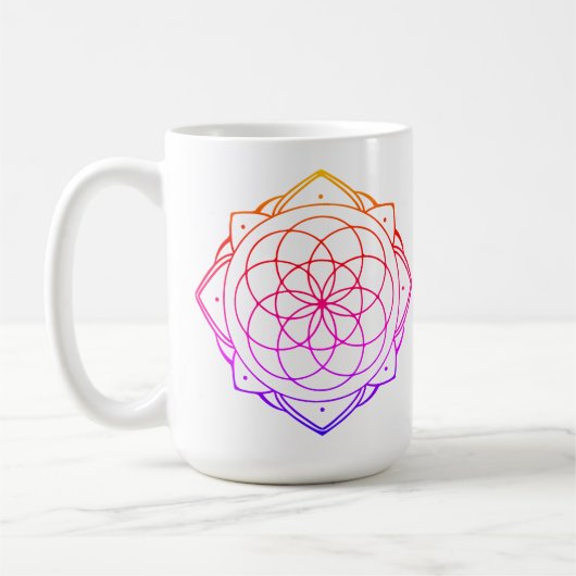 Mandala Design Koffiemok (Links)