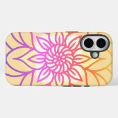Mandala Design Lichte kleur Case-Mate iPhone Case (Achterkant (horizontaal))