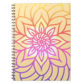 Mandala Design Lichte kleur Notitieboek (Voorkant)