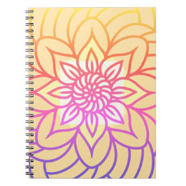 Mandala Design Lichte kleur Notitieboek