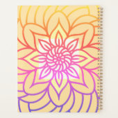 Mandala Design Lichte kleur Planner (Achterkant)