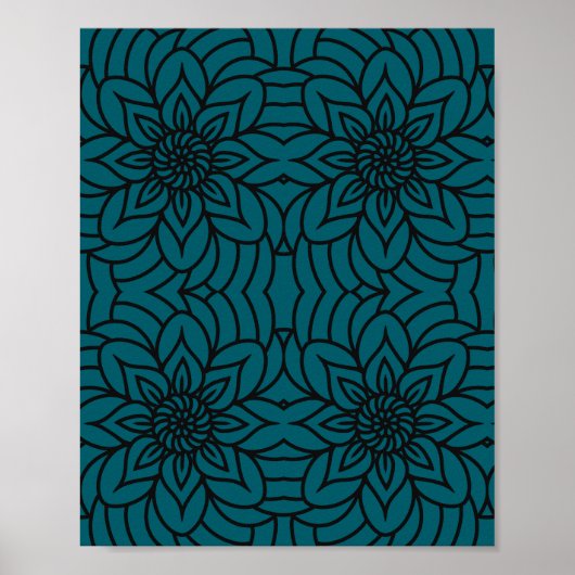 Mandala Design Print, Value Poster Paper (Matte) (Voorkant)