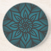Mandala Design Sandstone Coaster Zandsteen Onderzetter (Voorkant)