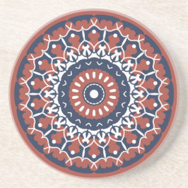Mandala Design Sandstone Onderzetter