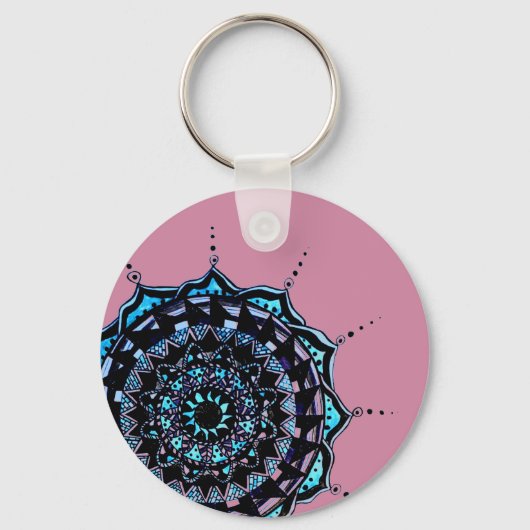 Mandala Design Sleutelhanger (Voorkant)