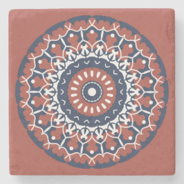 Mandala Design stenen onderzetter