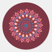 mandala design sticker  (Voorkant)