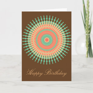 Mandala design verjaardag Indiaas Kaart