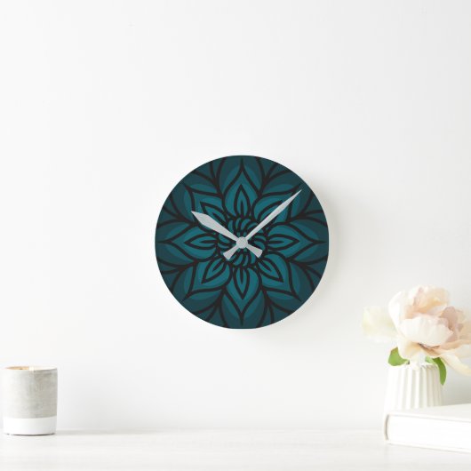 Mandala Design Wall Clock Ronde Klok (Huis)