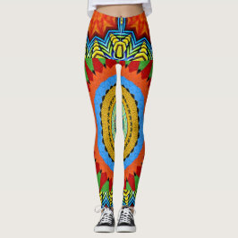 MANDALA DESIGNER COLLAGE (grootschalig) Leggings