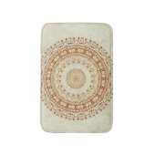 Mandala Desire in Golden Yellow Bath mat (Voorkant Verticaal)