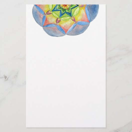 Mandala Detail Mooie Stationery Briefpapier (Voorkant)