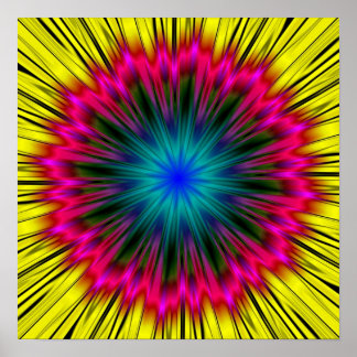 Mandala Digitale print