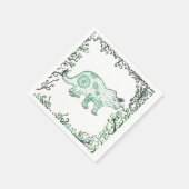 Mandala Dinosaur Papieren Servetten (Hoek)