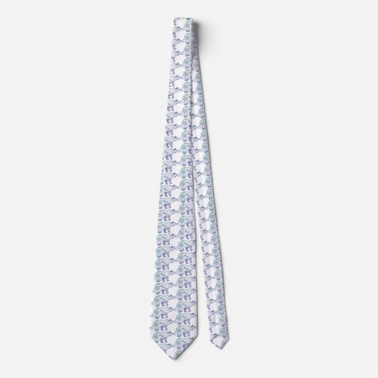 Mandala Dinosaurus Stropdas (Voorkant)