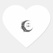 Mandala Dragonfly Gothic Dragonflies (1) Hart Sticker (Voorkant)