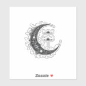 Mandala Dragonfly Gothic Dragonflies (1) Sticker (Vel)