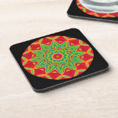 Mandala drankondelaar bier onderzetter (Linkerzijde)