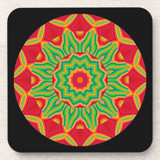 Mandala drankondelaar bier onderzetter (Voorkant)