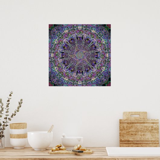 Mandala Dream Catcher Poster (Keuken)