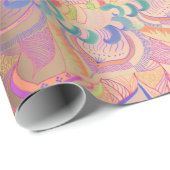 Mandala Drie Lagen in Gold Cadeaupapier (Rol Hoek)