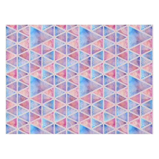 Mandala driehoekspatroon tafelkleed (Voorkant (Horizontaal))