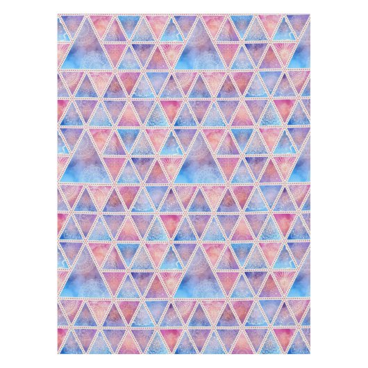 Mandala driehoekspatroon tafelkleed (Voorkant)