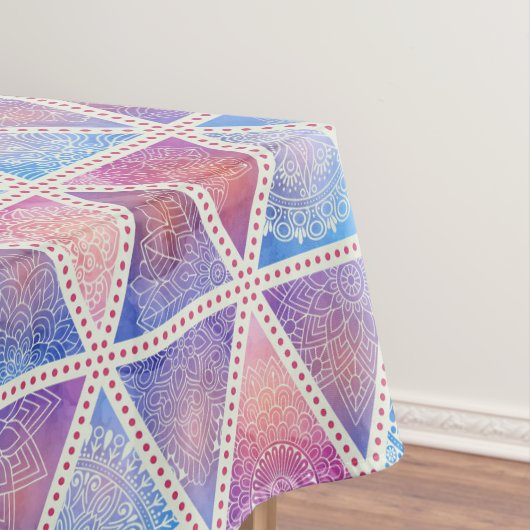 Mandala driehoekspatroon tafelkleed (Voorbeeld)