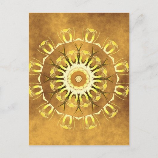 Mandala Earth no 2, gemaakt door Tutti Briefkaart (Voorkant)