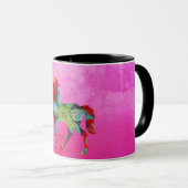 Mandala  Eenhoorn Roze Magie Combo Mok (Voorkant rechts)