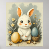 Mandala Egg – ingewikkeld Boho Floral ontwerp Poster (Voorkant)