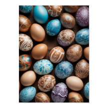 Mandala Egg – ingewikkeld Boho Floral ontwerp