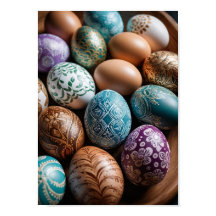 Mandala Egg – ingewikkeld Boho Floral ontwerp