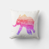 Mandala Elephant Art Throw Cushion 41 x 41 cm Kussen (Voorkant)