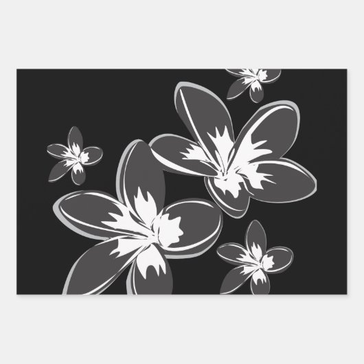 Mandala en bloem inpakpapier vel (Voorkant 3)