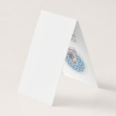 Mandala en zittende Boeddha vouwen Visitekaartjes (Achterkant)