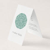 Mandala en zittende Boeddha vouwen Visitekaartjes (Voorkant)