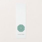 Mandala en zittende Boeddha vouwen Visitekaartjes (Buitenkant ongevouwen)