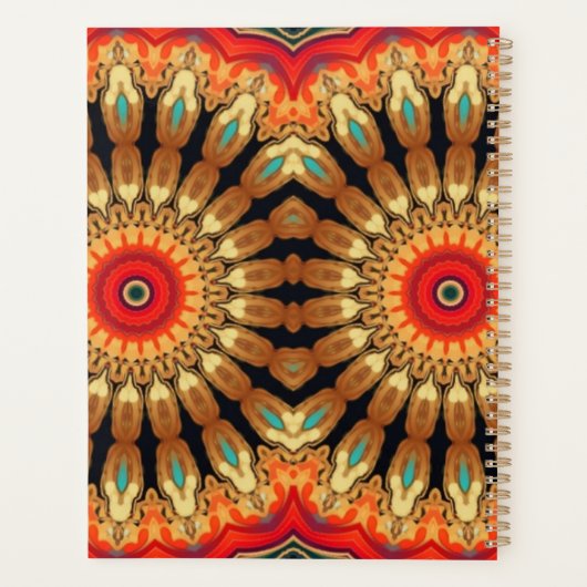 Mandala-explosie Planner (Achterkant)