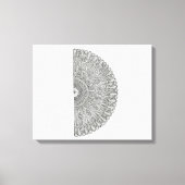 Mandala Fan Canvas Afdruk (Voorkant)
