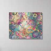 Mandala Fantasy Wall Art Canvas Afdruk (Voorkant)